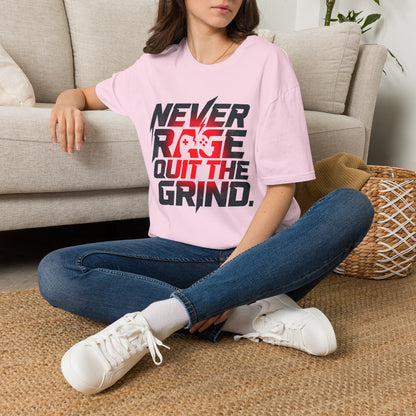 Never Rage Quit The Grind T-Shirt — Motivational Tee