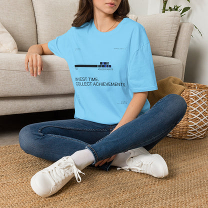 Invest Time Collect Achievements T-Shirt — Motivational Tee
