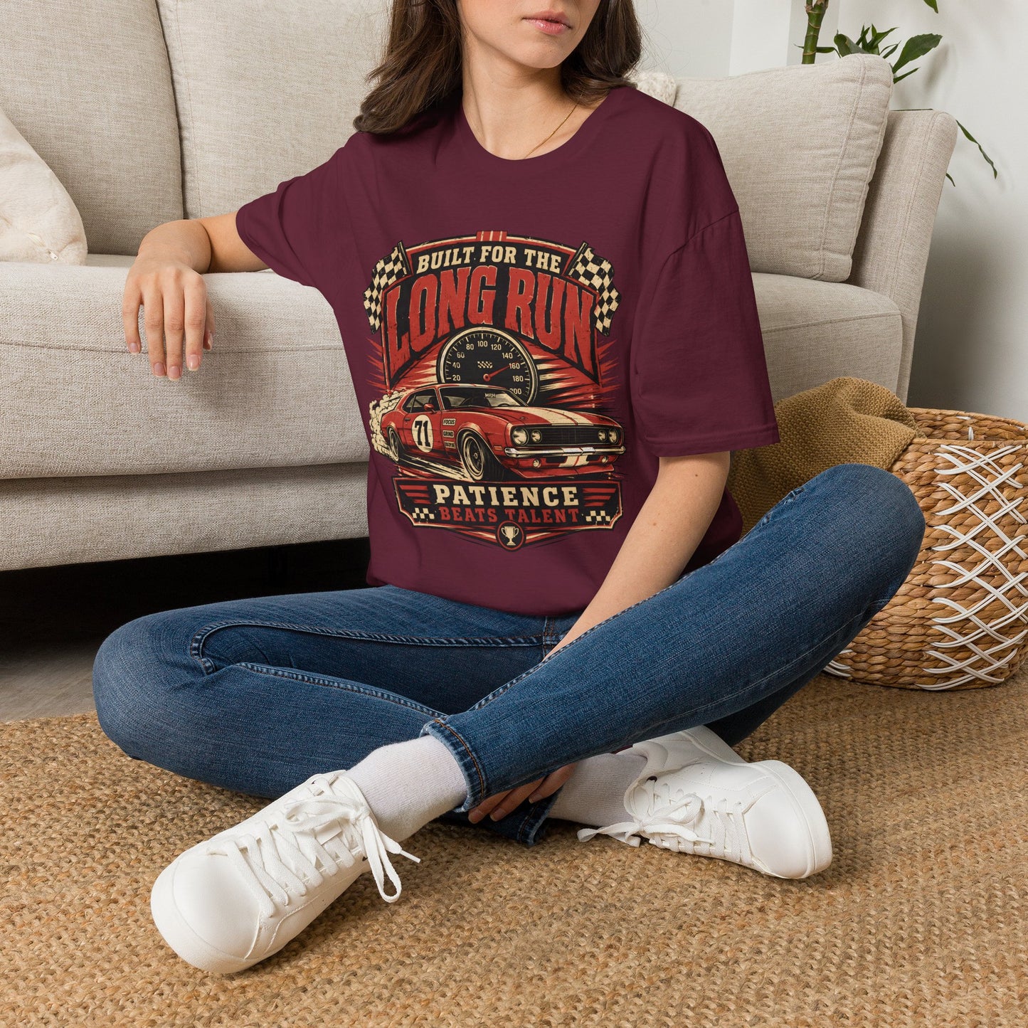 Built For The Long Run T-Shirt — Motivational Tee
