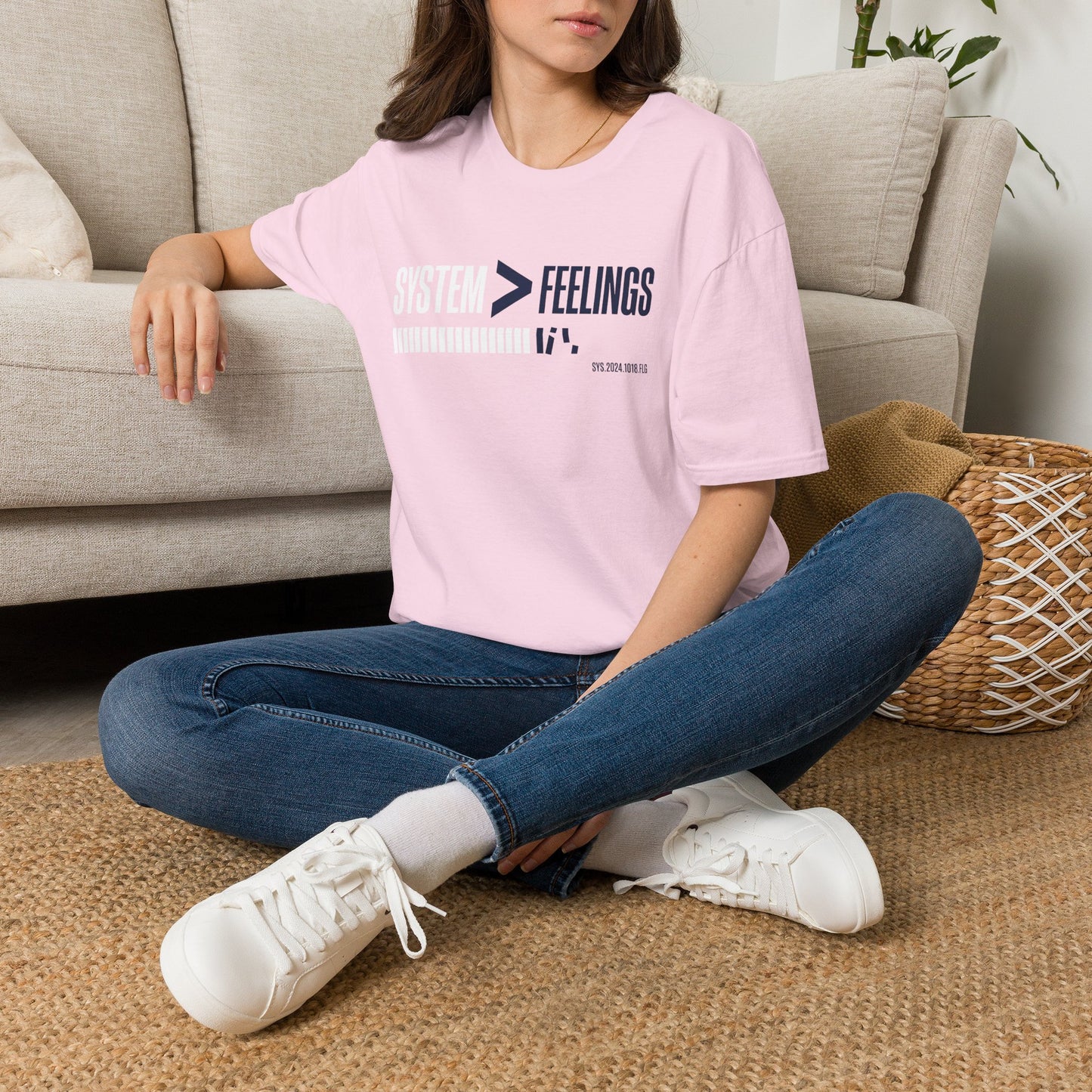 System>Feelings T-Shirt — Motivational Tee