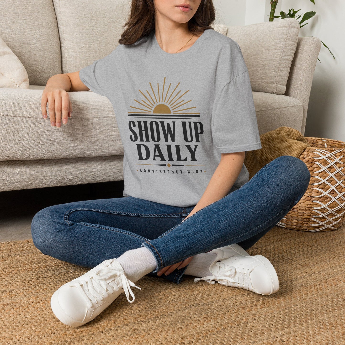 Show Up Daily T-Shirt — Motivational Tee