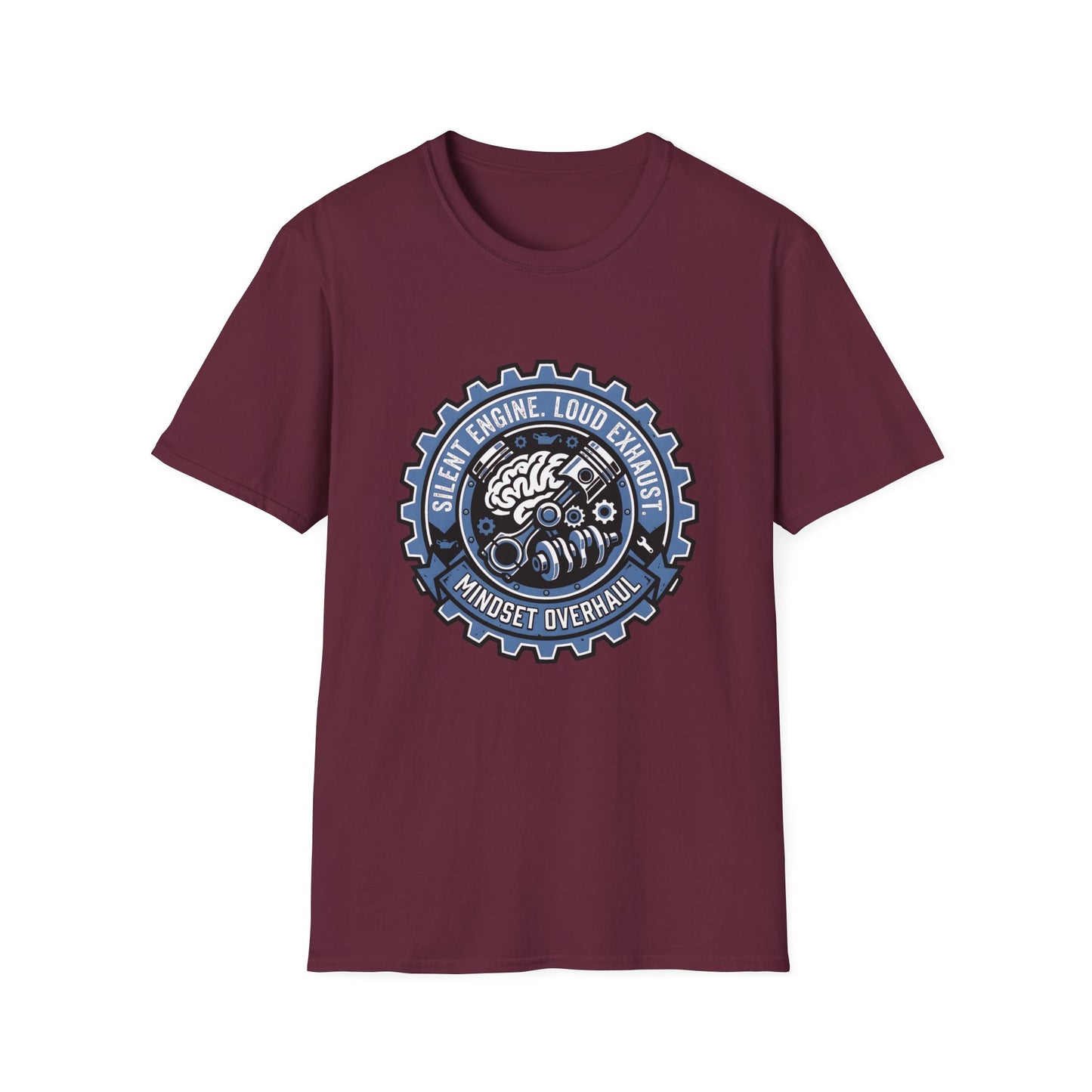 Silent Engine Loud Exhaust T-Shirt — Motivational Tee