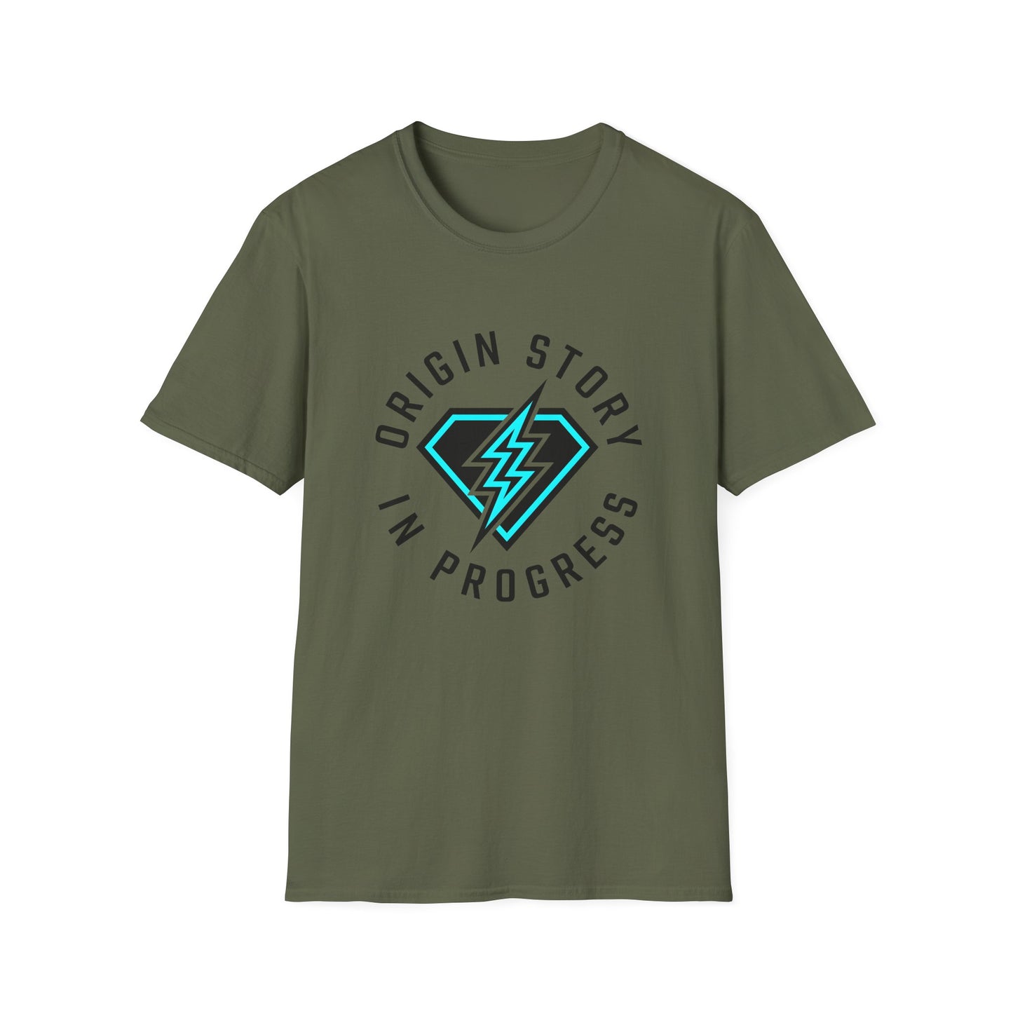 Origin Story In Progress T-Shirt — Motivational Tee