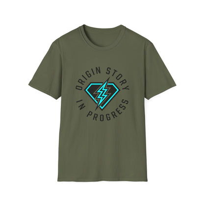 Origin Story In Progress T-Shirt — Motivational Tee