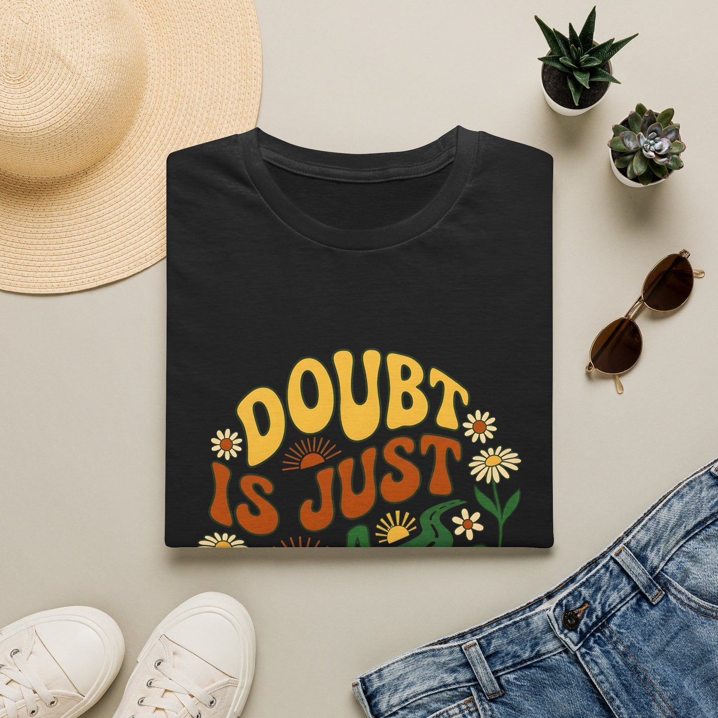 Doubt Is Just A Detour T-Shirt — Motivational Tee