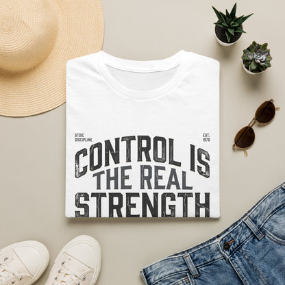Control Is The Real Strength T-Shirt — Motivational Tee
