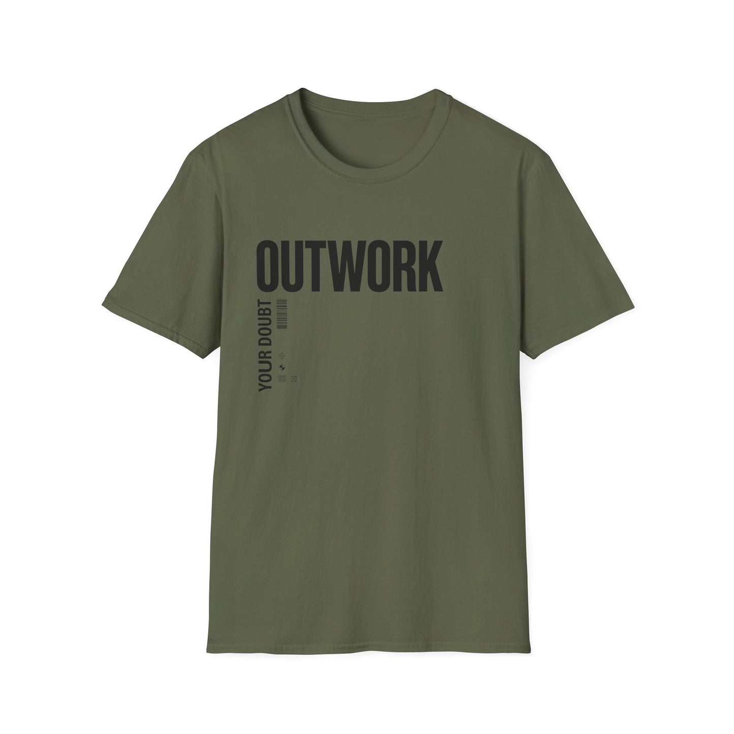 Outwork Your Doubt T-Shirt — Motivational Tee