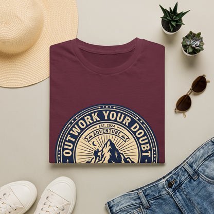 Outwork Your Doubt Elevate Your Mind T-Shirt — Motivational Tee