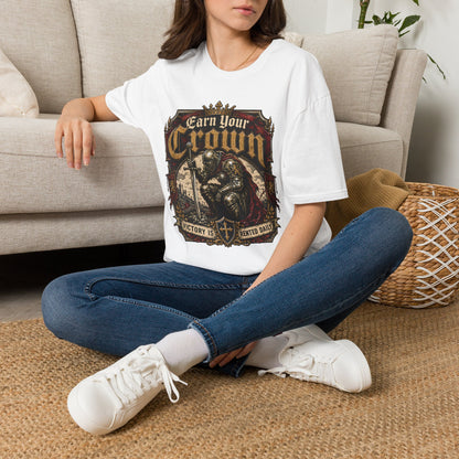 Earn Your Crown T-Shirt — Motivational Tee